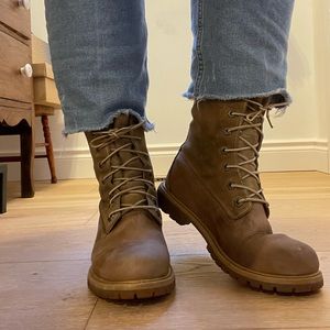 TIMBERLAND Fleece Suede Boots